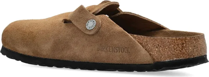 Buckled Suede Flat Mules - Image 3