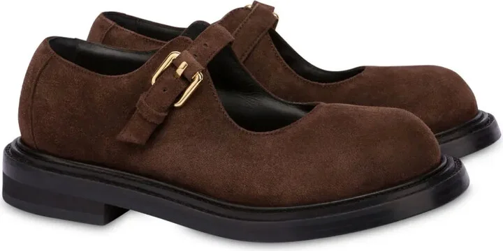 Buckled Suede Loafers - Image 2