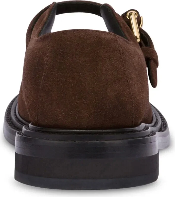 Buckled Suede Loafers - Image 3