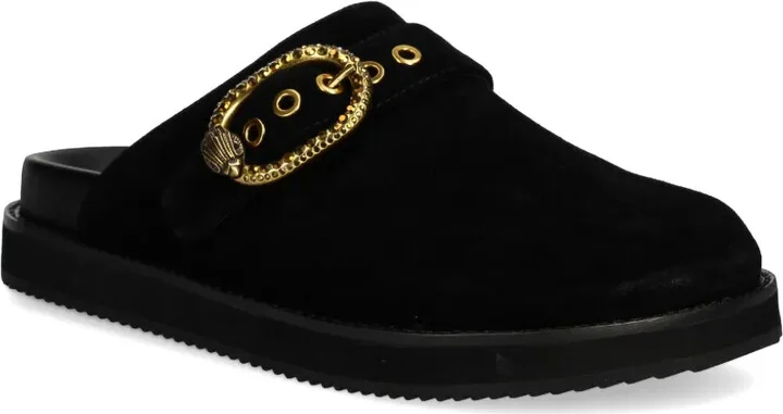 Buckled Suede Mules - Image 2