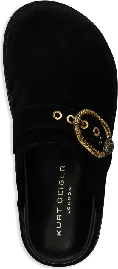Buckled Suede Mules - Image 4