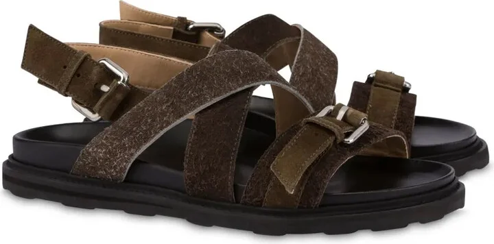 Buckled Suede Sandals - Image 2