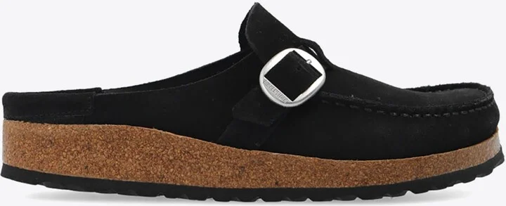 Buckley Loafer-Style Suede Mules