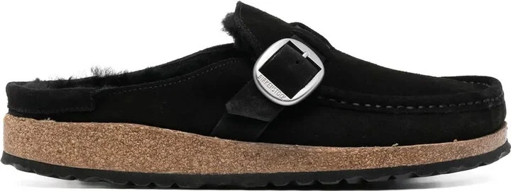 Buckley Shearling Suede sandals