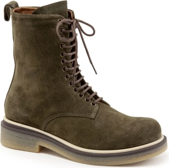 Dark Khaki Suede