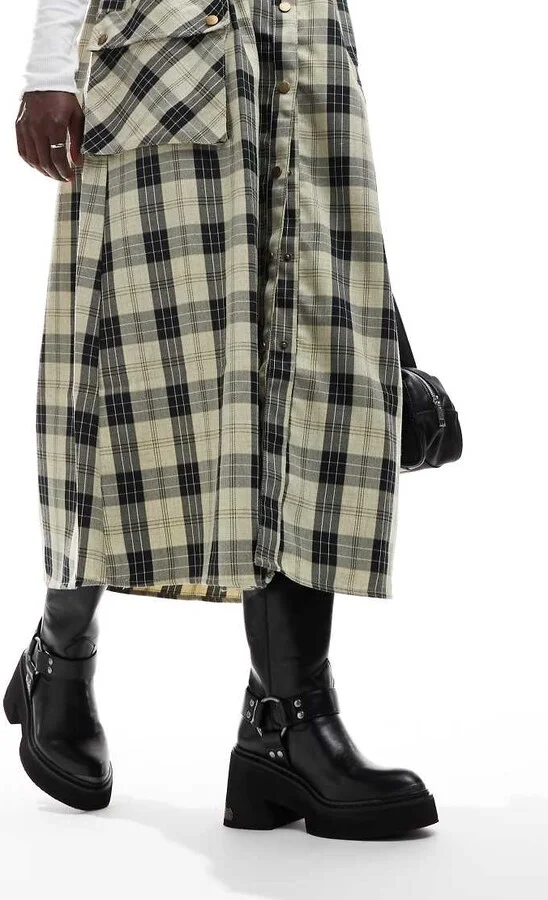 Buffalo Biker boot in black - Image 4