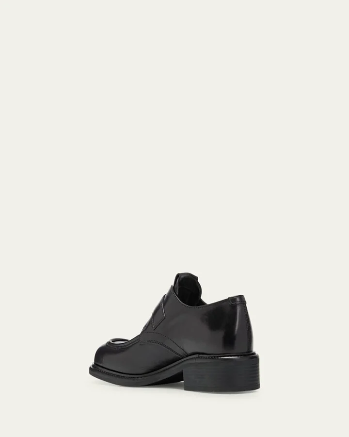 Buffalo Leather Buckle Loafers - Image 2