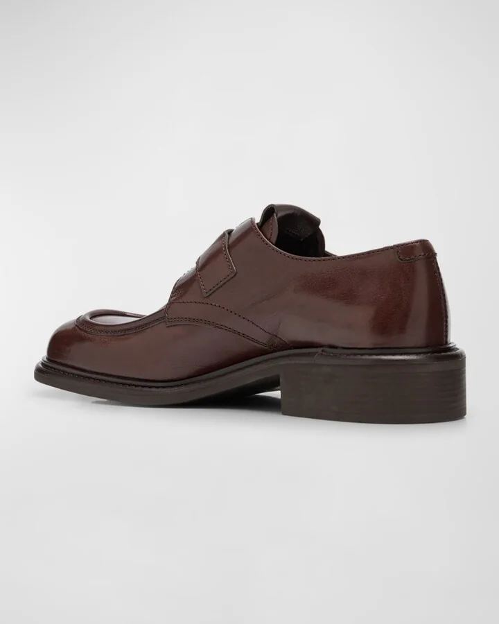 Buffalo Leather Buckle Loafers - Image 2