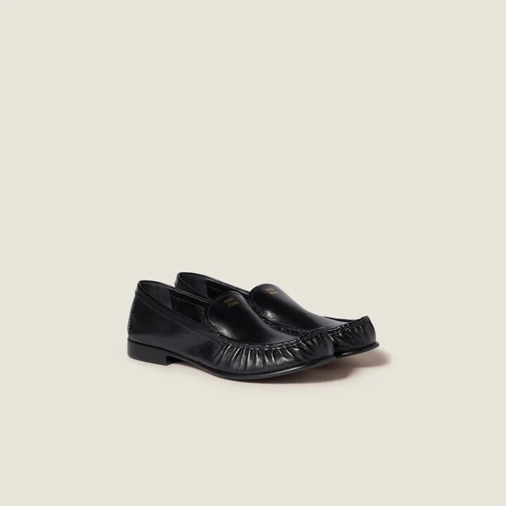 Buffalo leather loafers