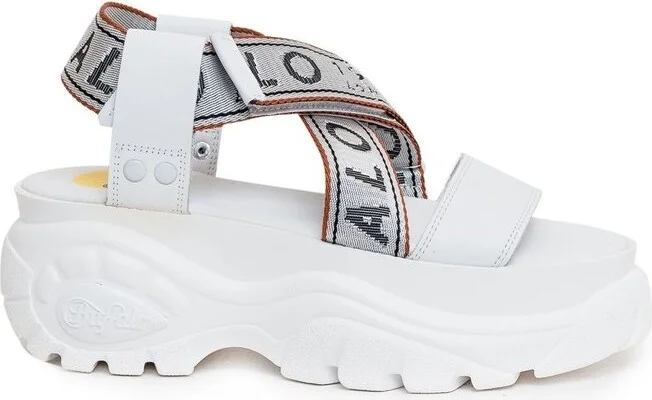 Buffalo Logo Strap Platform Sandals
