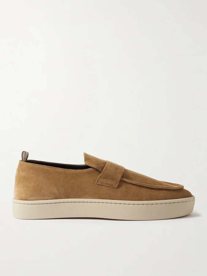Bug Suede Penny Loafers