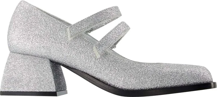 Bulla Bacara Pumps - Nodaleto - Silver Glitter - Leather