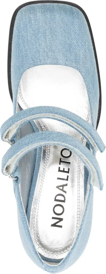Bulla denim 50mm pumps - Image 4