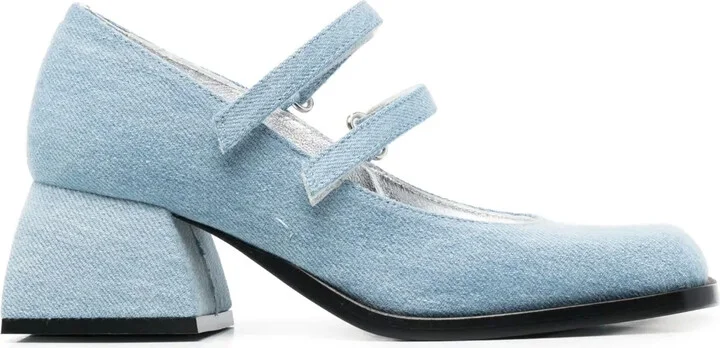 Bulla denim 50mm pumps