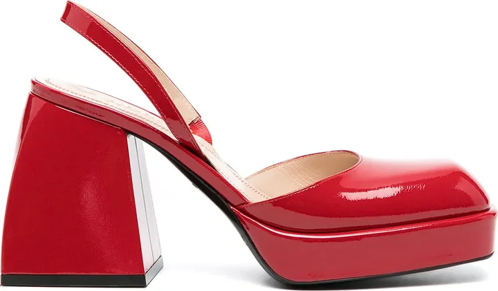 Bulla Jones patent-leather pumps