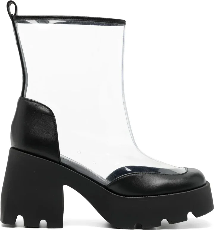 Bulla leather-trimmed boots