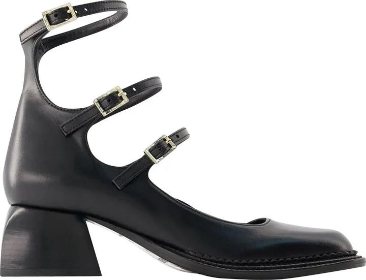 Bulla London Pumps - Nodaleto - Leather - Black