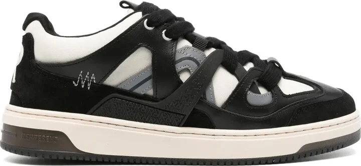 Bully leather sneakers