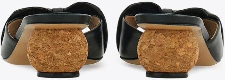 Bulma 45 Calf Leather Bow Sandals - Image 2