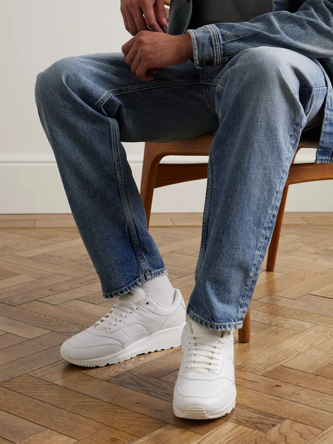Bump Leather Sneakers - Image 2