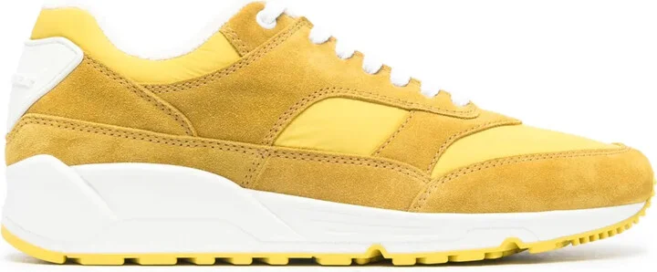 Bump leather sneakers