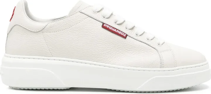 Bumper leather sneakers