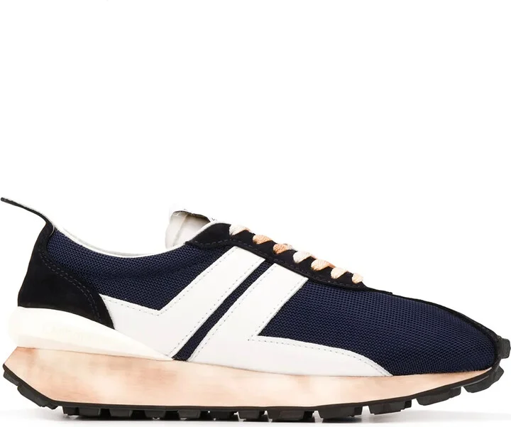 Bumper panelled sneakers