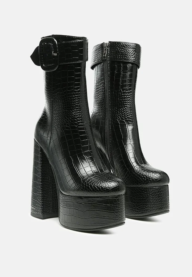 Bumpy Platform Bootie - Image 7