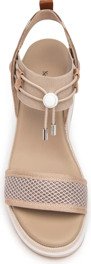 Bungee Metallic Platform Wedge Sandal - Image 5