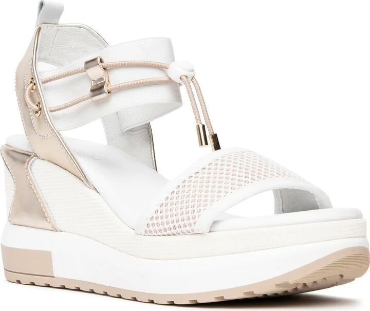 Bungee Platform Wedge Sandal