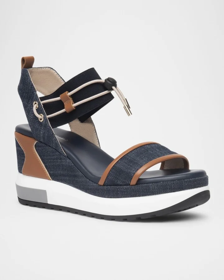 Bungee Platform Wedge Sandals - Image 3