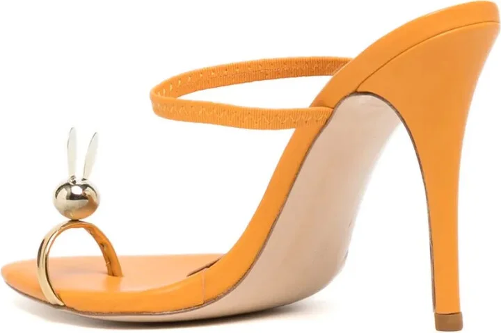 Bunny 110mm leather sandals - Image 3