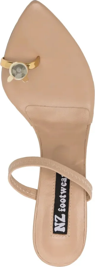 Bunny 110mm leather sandals - Image 4