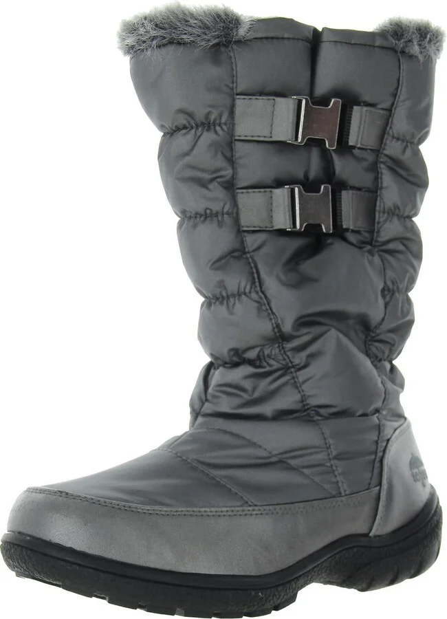Bunny Womens Faux Fur Lined Faux Fur Winter & Snow Boots