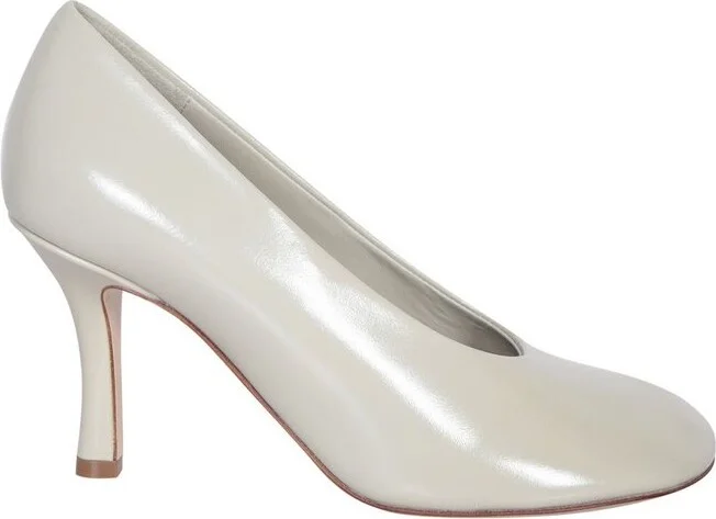 Burberry Almond-Toe Slip-On Pumps