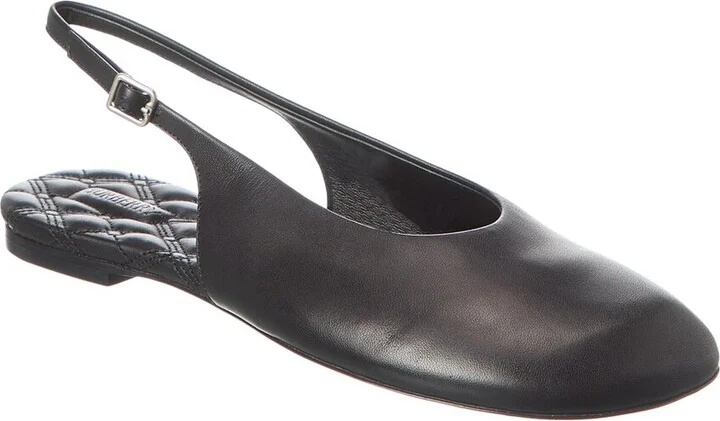 Burberry Baby Leather Slingback Flat