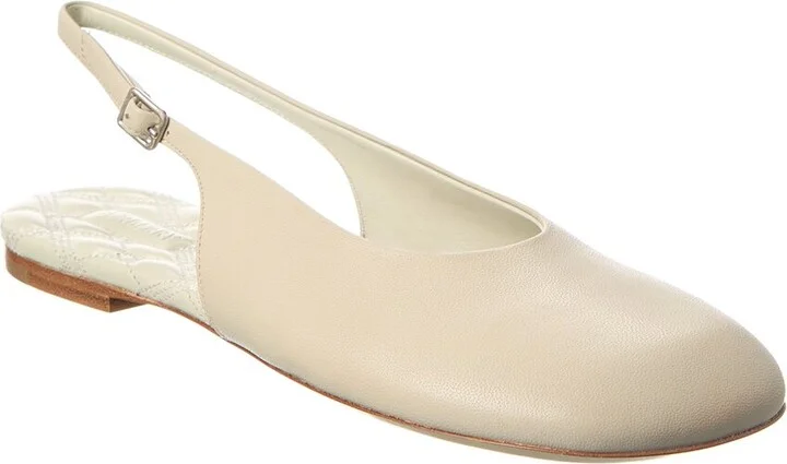 Burberry Baby Leather Slingback Flat
