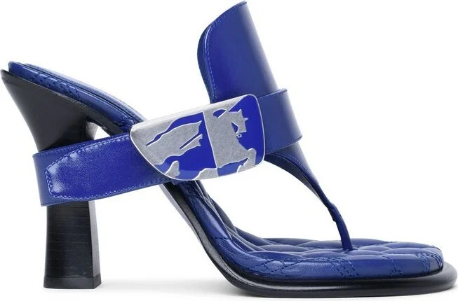 Burberry Bay Equestrian Knight Motif Sandals
