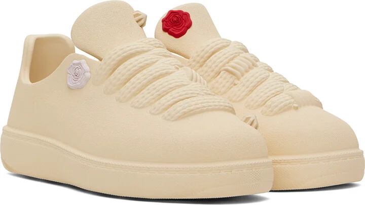 Burberry Beige Bubble Sneakers - Image 4