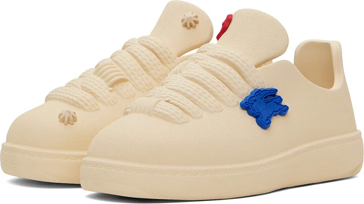 Burberry Beige Bubble Sneakers - Image 5