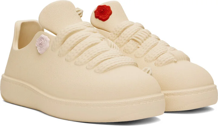 Burberry Beige Bubble Sneakers - Image 4
