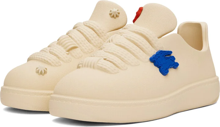 Burberry Beige Bubble Sneakers - Image 5