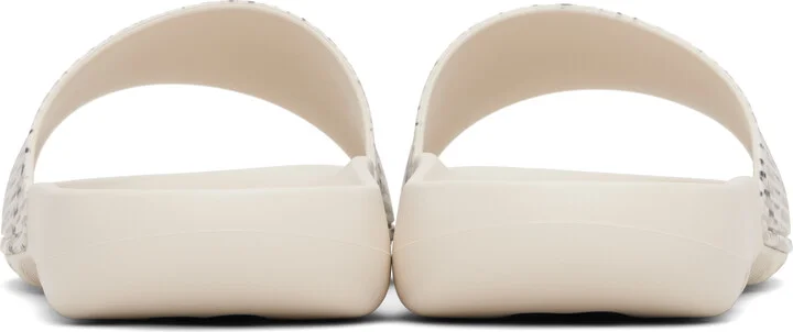 Burberry Beige Check Dive Pool Slides - Image 2