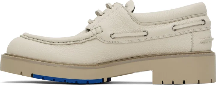 Burberry Beige Raft Boat Shoes - Image 3
