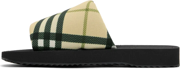 Burberry Beige Trek Sandals - Image 3