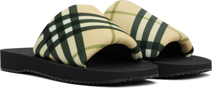 Burberry Beige Trek Sandals - Image 4
