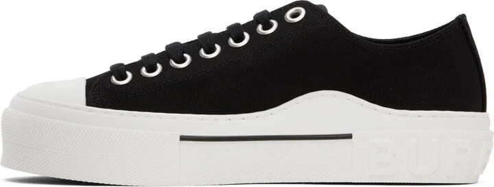 Burberry Black Check EKD Sneakers - Image 3
