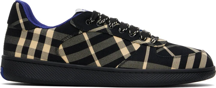 Burberry Black Check Terrace Sneakers