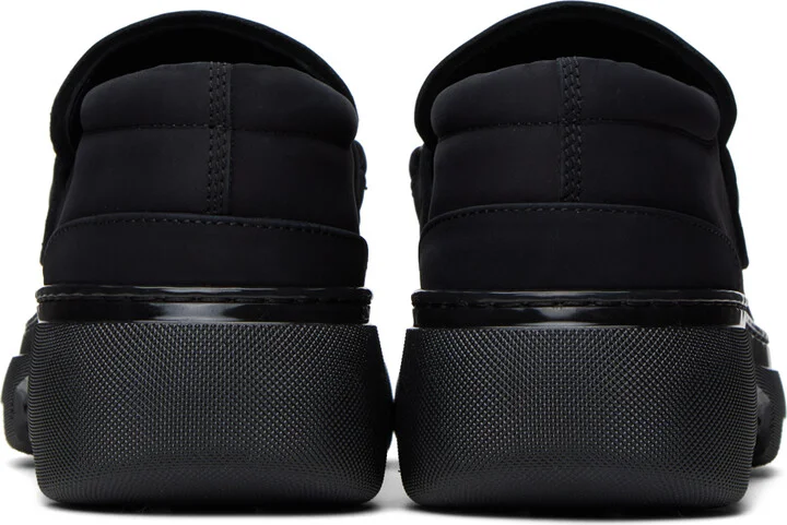 Burberry Black Creeper Clamp Loafers - Image 2