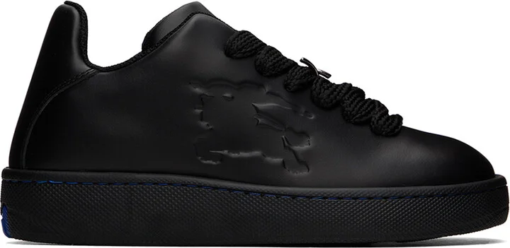 Burberry Black Leather Box Sneakers